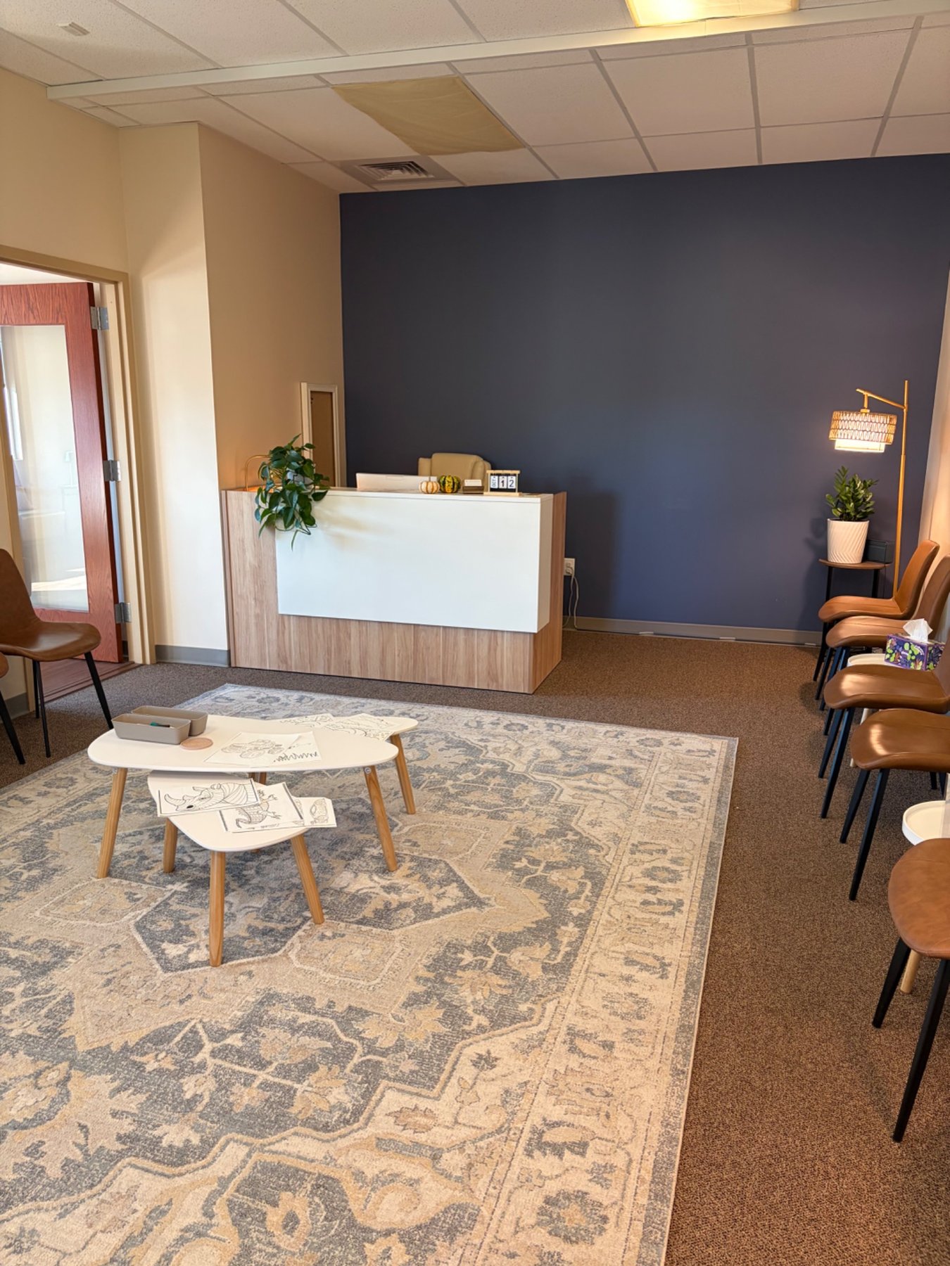 Reception area at ABCounseling Group